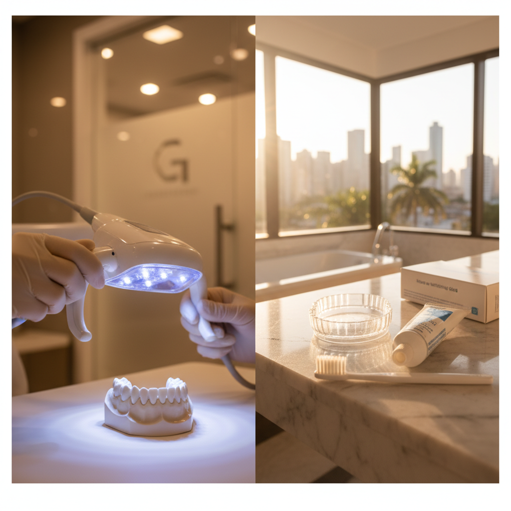 Clareamento Dental: Profissional vs Caseiro