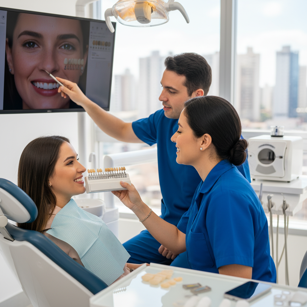 Como Escolher Lente de Contato Dental Cor Ideal em Goiânia