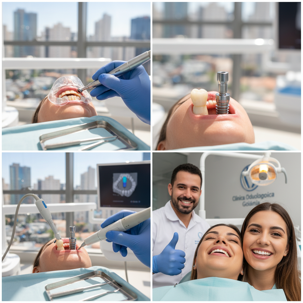 Como Funciona Implante Dentário Passo a Passo - Goiânia