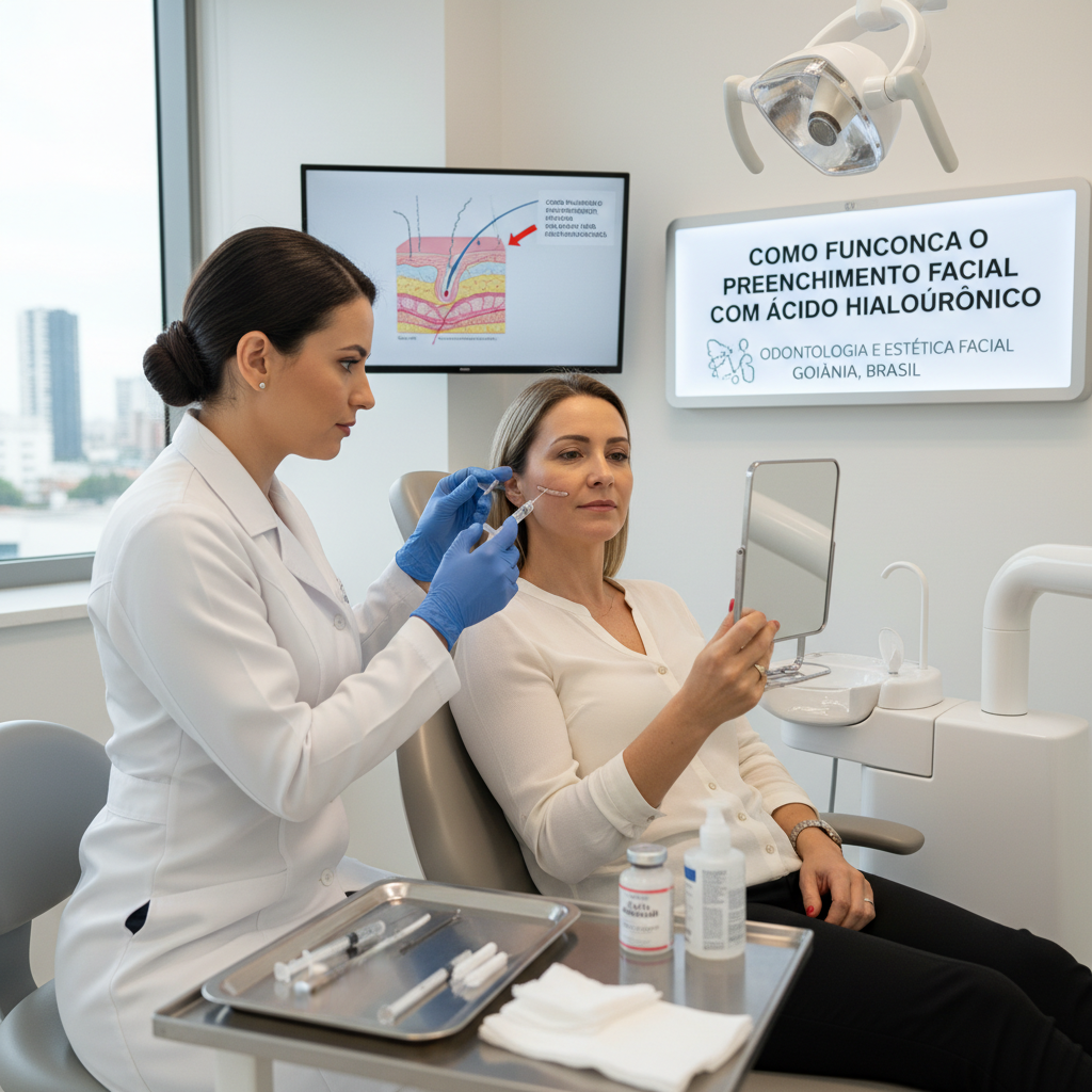 Como Funciona Preenchimento Facial com Ácido Hialurônico em Goiânia